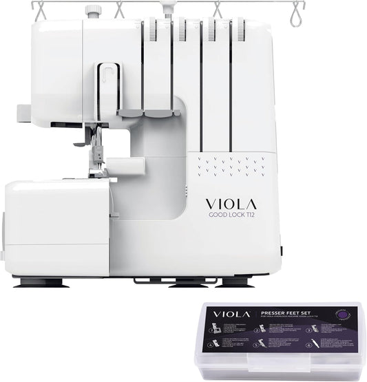 Overlockmachine VIOLA T12 met voetenset inbegrepen