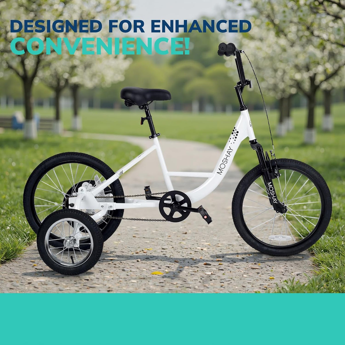 MOSHAY 20 inch Adaptieve Fat Training Wheel Bike