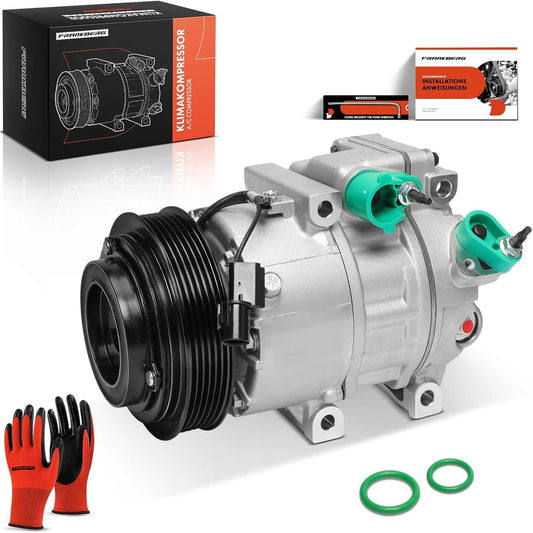 Airconditioning Compressor – Airco Pomp – Klimaatregelaar – Koelcompressor – Auto Compressor – 12V Spanning – 6PK V-Snaar