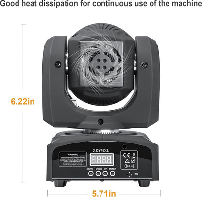 DJ Podiumverlichting – Disco Verlichting – Feestverlichting – LED Lichtshow – Showverlichting – 60W Vermogen – 8 Kleuren Met DMX512 & Geluidsbesturing