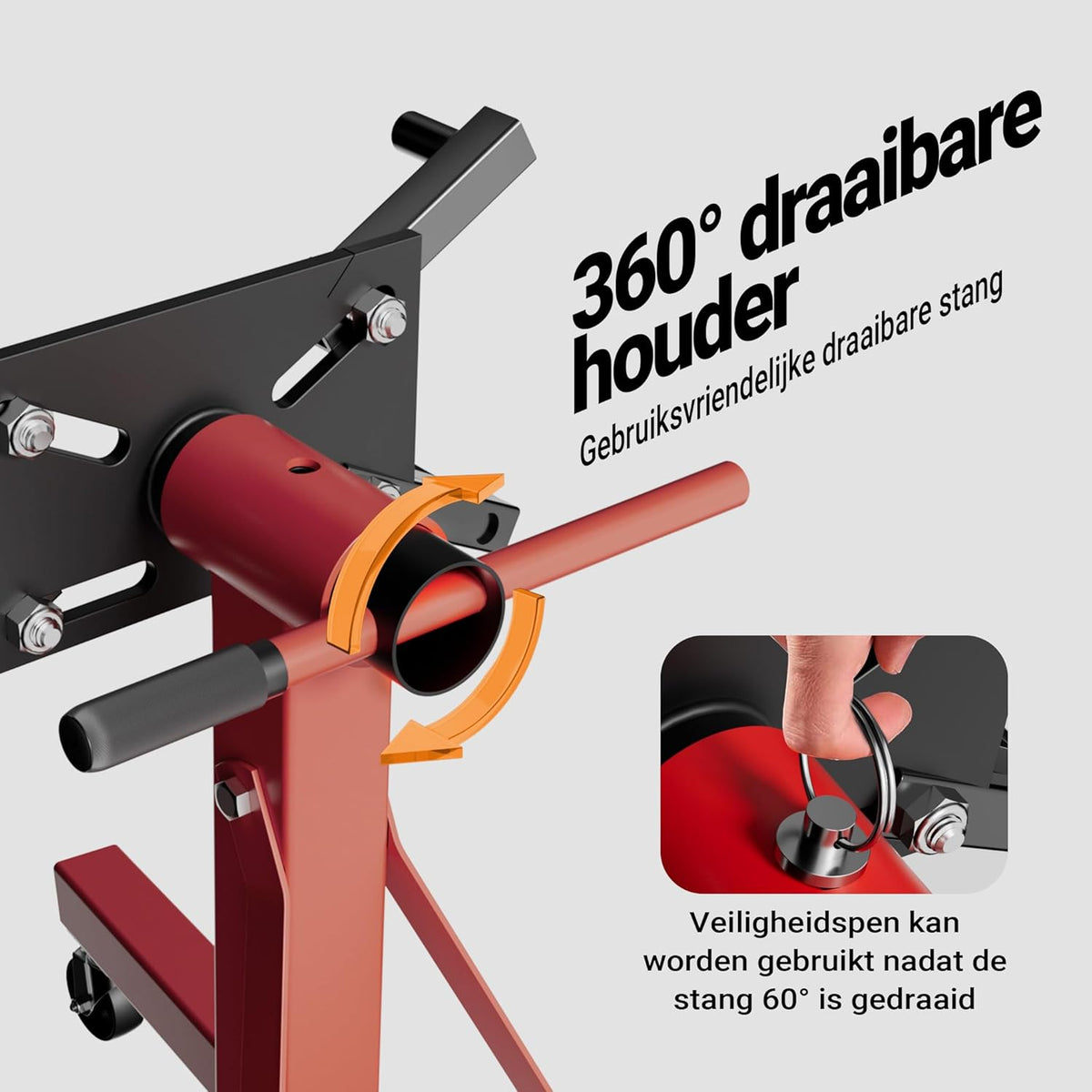 Motorstandaard motorkrik 900 kg motorlift motorblok standaard lift