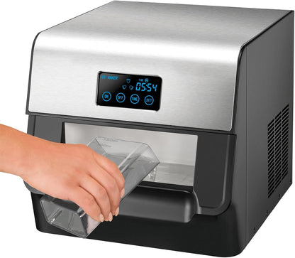 Unold 48955 ijsblokjesmaker, roestvrij staal, 1,5 liter, roestvrij staal