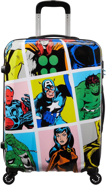 American Tourister Marvel Legends Spinner, meerkleurig (Marvel Pop Art), M (65 cm - 62.5 L), Bagagekoffer