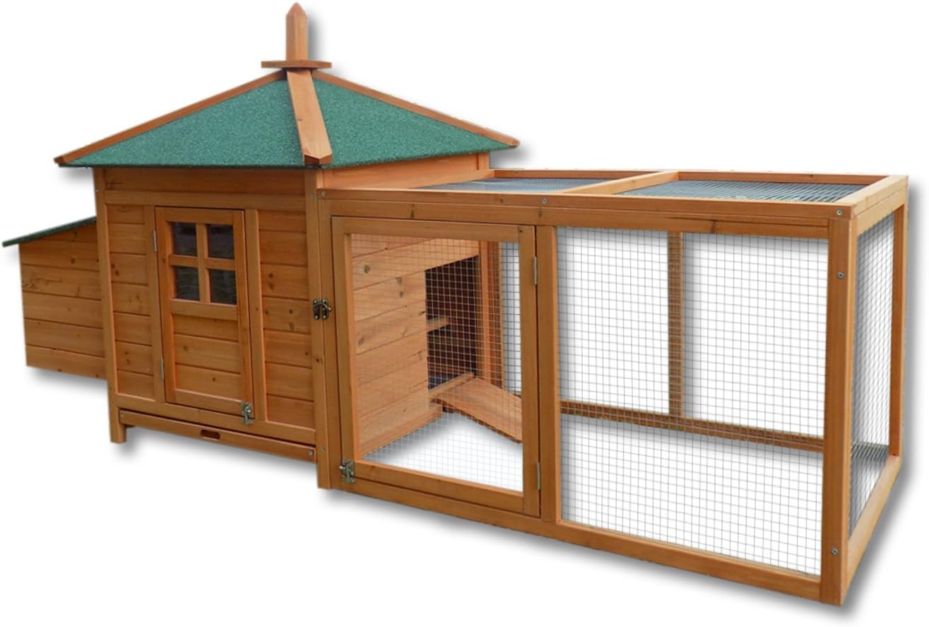 Rodent house rabbit hutch chicken coop small animals stable cage hutch bird house - QUORE