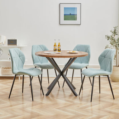 Eetkamerstoelset van 4 - Stoelen - Keukenstoel - Scandinavisch minimalistisch - Mint