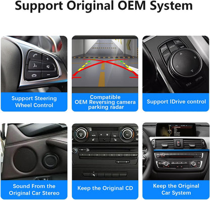 Ultra schmal 12,3 Zoll 1920 * 720 Android Auto für BMW 1/2/3/4 Serie F20 F30 NBT Carplay Auto Radio Multimedia Player Stereo Touchscreen Bluetooth (Linux NBT System)