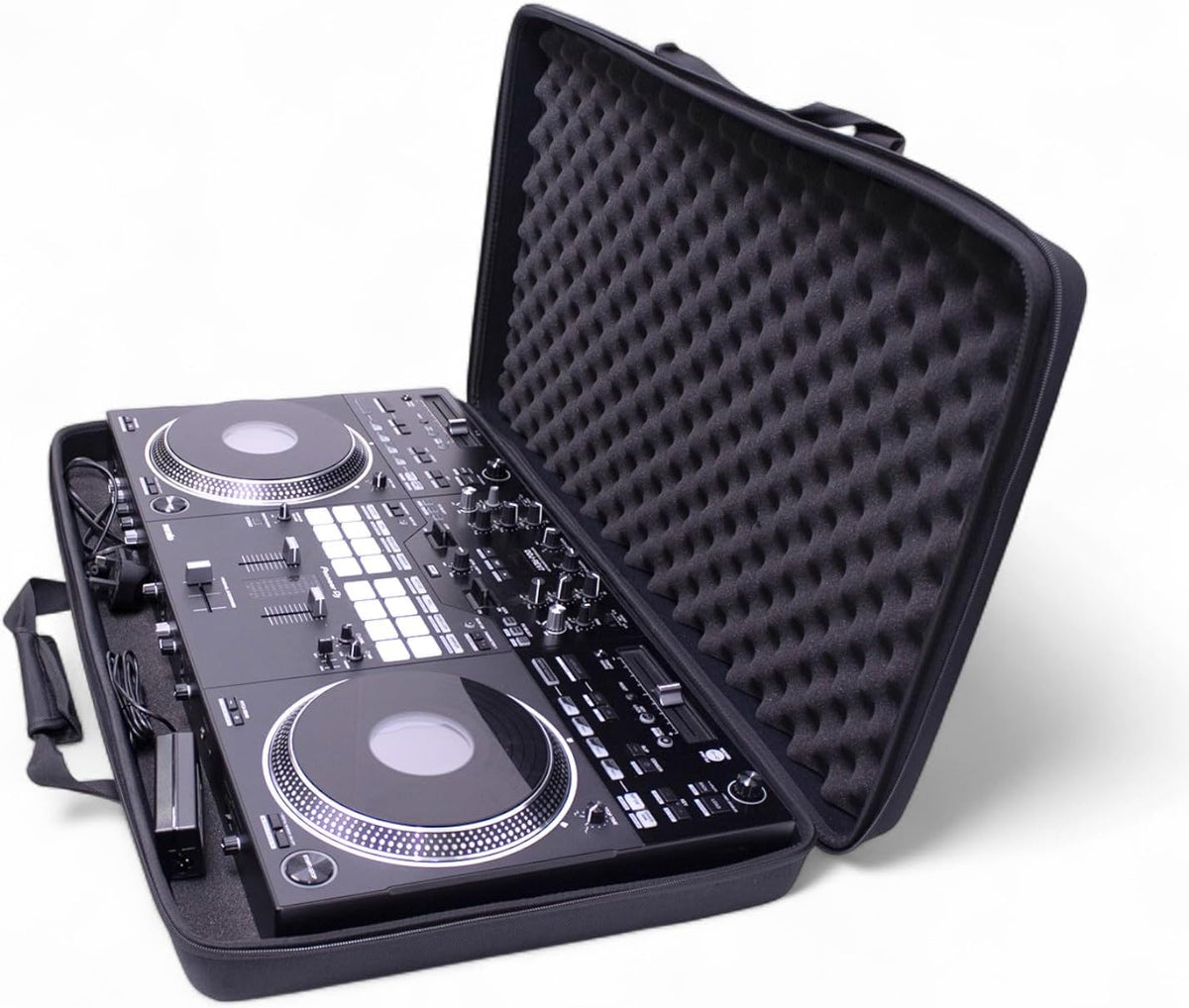 Protekt Plus Series DJ Hard draagtas Case voor Pioneer Dj DDJ-REV7 Controller, Zwart, 780 x 475 x 130mm, DJ Controller Tas