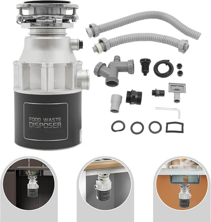Afvalvermaler – Keukenafvalverwijderaar – Keukenafvalverkleiner – Afvalverwerker – Voedselafvalmolen – Krachtige 560 W Motor – 3600 RPM Snelheid
