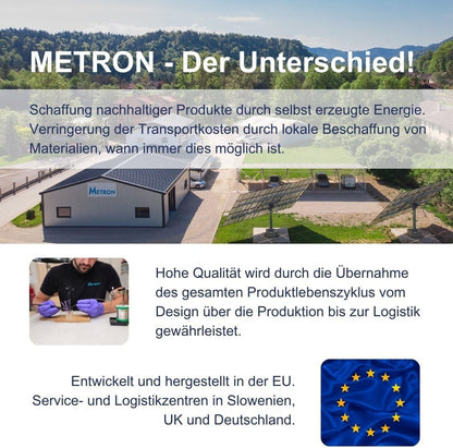 Metron AC01 type 2 naar Schuko-adapter. Betrouwbaar op het laadstation door start- en stop-elektronica