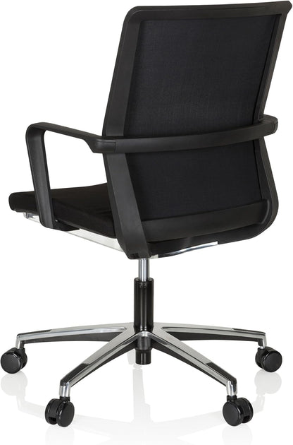 hjh OFFICE 608908 bureaustoel Move-TEC 3D stof zwart draaistoel voor dynamisch en gezond zitten