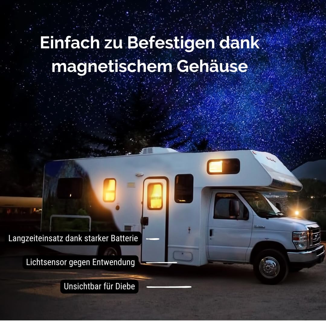 EverFind GPS-tracker voor caravans: tot 6 jaar batterijduur, geen maandelijkse abonnementen, magnetische bevestiging, IP68