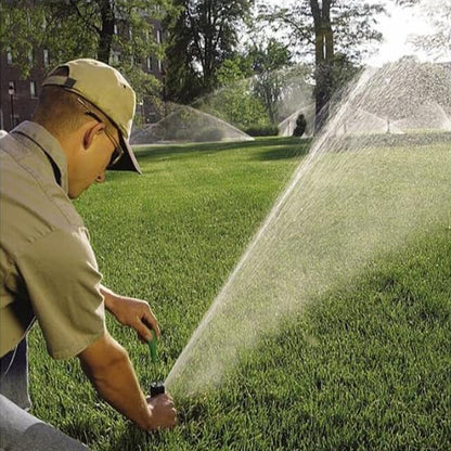 Suinga 5 x Rain Bird 5004 Plus sprinkler, bereik 7,6 tot 15,2 m, maakt het stoppen van de irrigatie van het sproeideksel, 3/4 inch schroefdraad, zwart