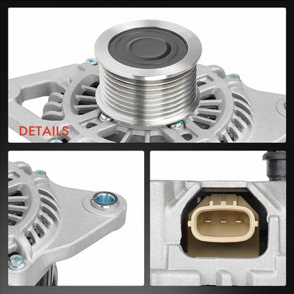 Frankberg Lichtmachine generator 120A compatibel met 500 312 1.2L 1.4L benzine 2007-2019 Punto 199 1.2L 1.4L benzine Mito 955 1.4L benzine vervanging # 51787777 196 kg