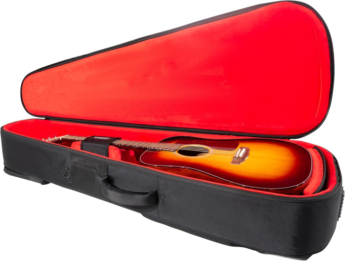 Gator Cases ICON serie Premium weerbestendige gigbag voor akoestische gitaren met TSA bagageslot-vriendelijke ritstrekkers (G-ICONDREAD)