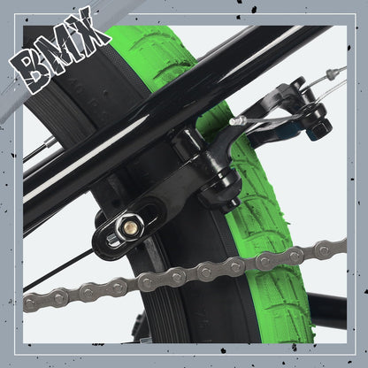 AVASTA 20 Inch Freestyle Jeugd BMX Fiets Kinderfiets voor 6 7 8 9 10 11 12 13 14 Jaar Jongens Meisjes Jong Volwassenen en Beginners Niveau Rijders met 4 Pegs,Verschillende Kleuren