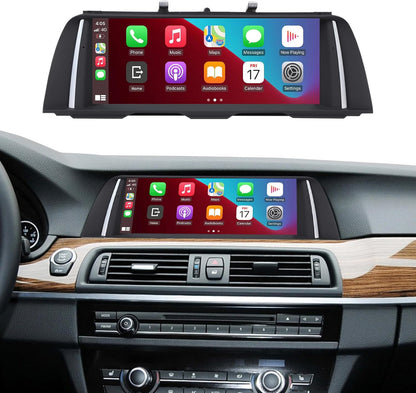 Ninetom 10,25" Apple CarPlay/Android Auto/Mirrorlink/GPS autoradio voor BMW 5-serie F10/F11 2012-2016 met NBT autoradio met touchscreen, auto-GPS-navigatie, ingebouwde DSP
