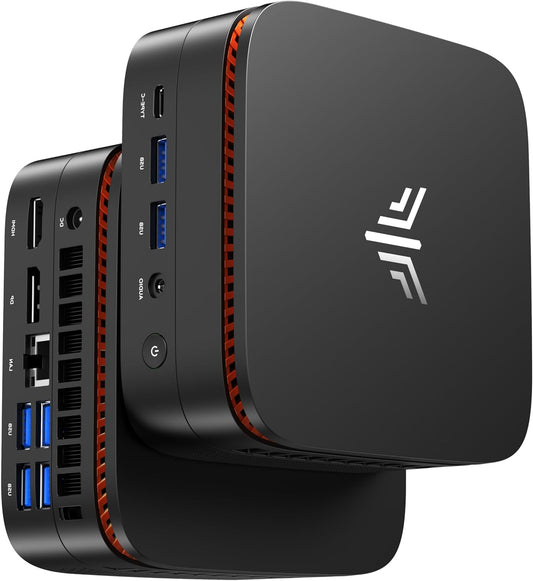 Mini PC – Mini Computer – Compact PC – Kleine Desktop – Windows PC – AMD Ryzen 4300U 3,7 GHz – 16GB RAM 512GB SSD – Dual 4K Schermondersteuning – VESA-Montage