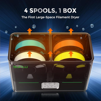 Filamentdroger – Filamentbak – Droogbox – Filamentopslag – 3D Filamentdroger – Automatische Vochtigheidsregeling – Snelle Verwarming 350W