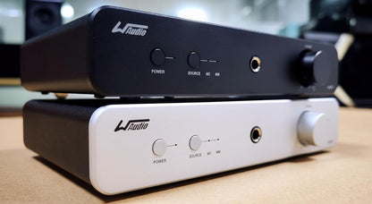 WAudio High Fidelity Phono voorversterker voor MM/MC draaitafels (zwart)