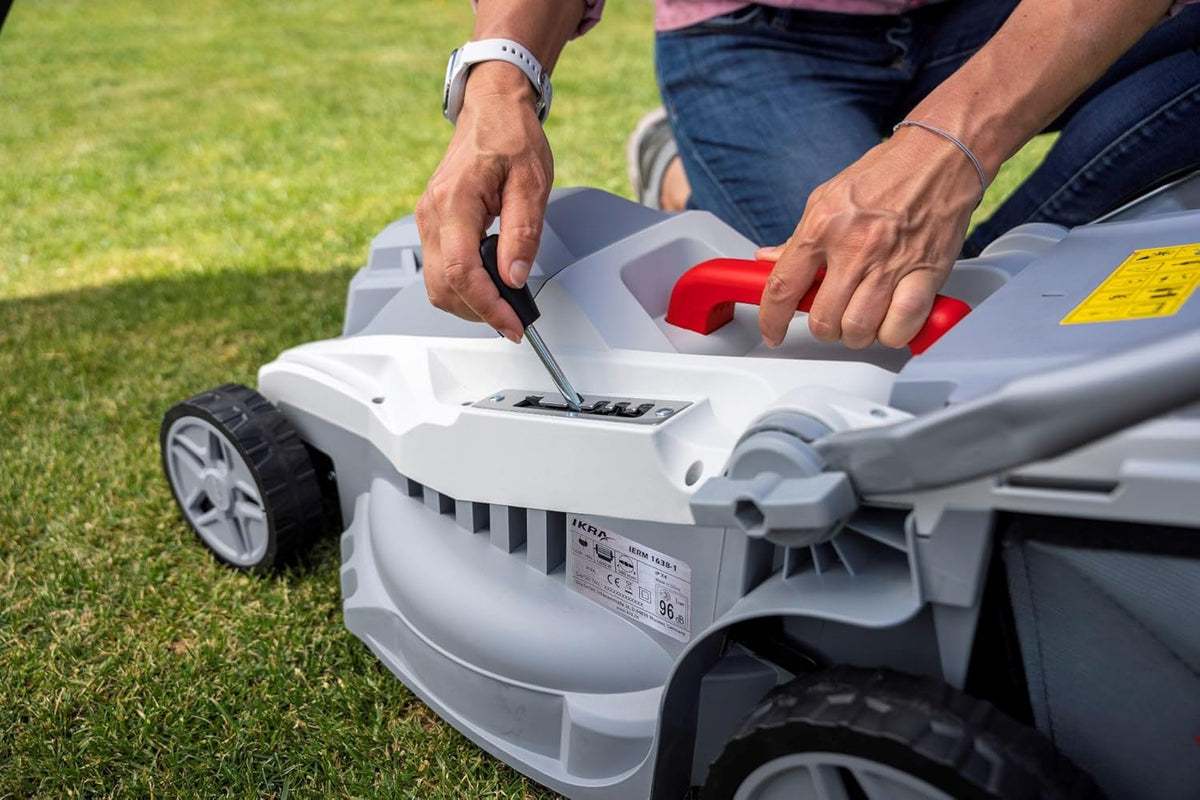 Elektrische Grasmaaier – Gazonmaaier – Duwmaaier – Tuinmaaier – Maaimachine – 1600 Watt Krachtige Motor – 5-standen Maaihoogte 30-75 mm