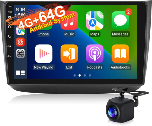 4+64G Android Car Radio for Mercedes Benz Viano 2004-2011 / Vito 2010-2015, 9 Inch IPS 1280×720 Touch Screen, Wireless CarPlay, Android Car, GPS, WiFi, DSP + AHD Camera - QUORE