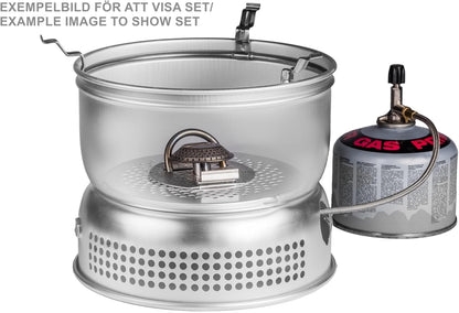 Stove 25-4 serie Hardanodized Aluminium