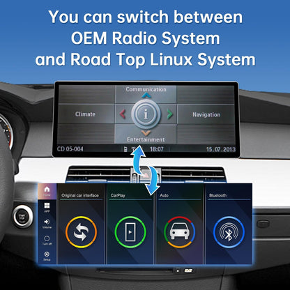 CarPlay Scherm – Multimediascherm – Touchscreen Display – Autoradio Upgrade – Autoinfotainment – 12,3 Inch HD Scherm – Draadloze CarPlay & Android Auto