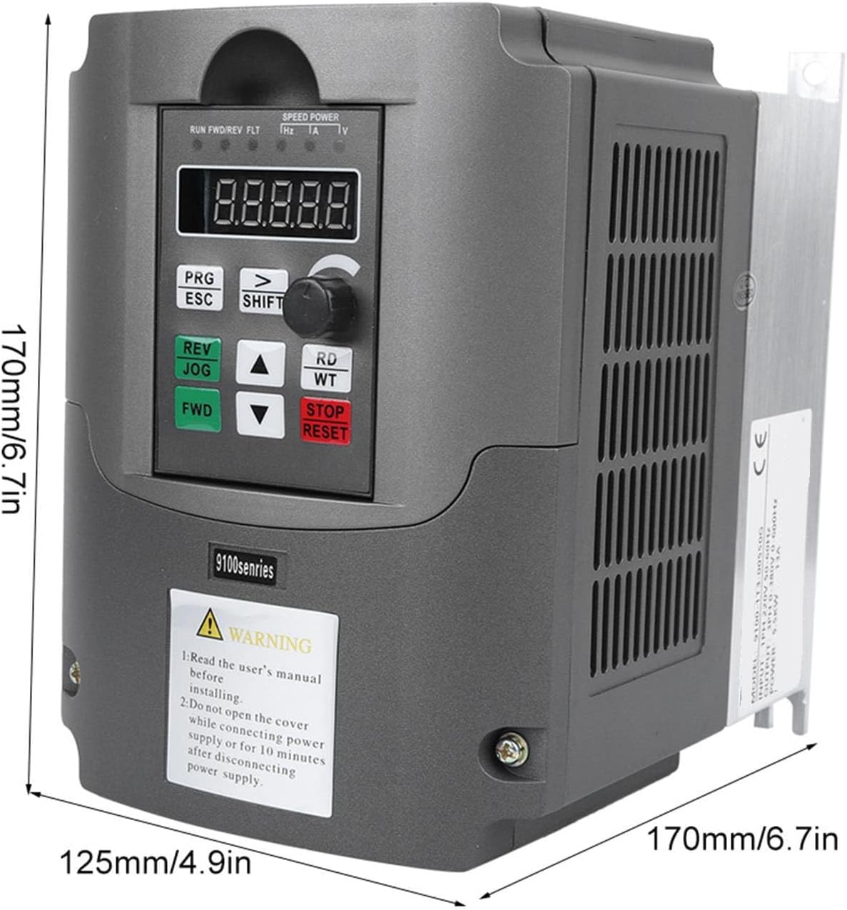 VFD Inverter 220V 5.5KW Eenfase 220V Input 3 Fase 380V Uitgang VFD Converter Variabele Frequentie Drive Motor Controller