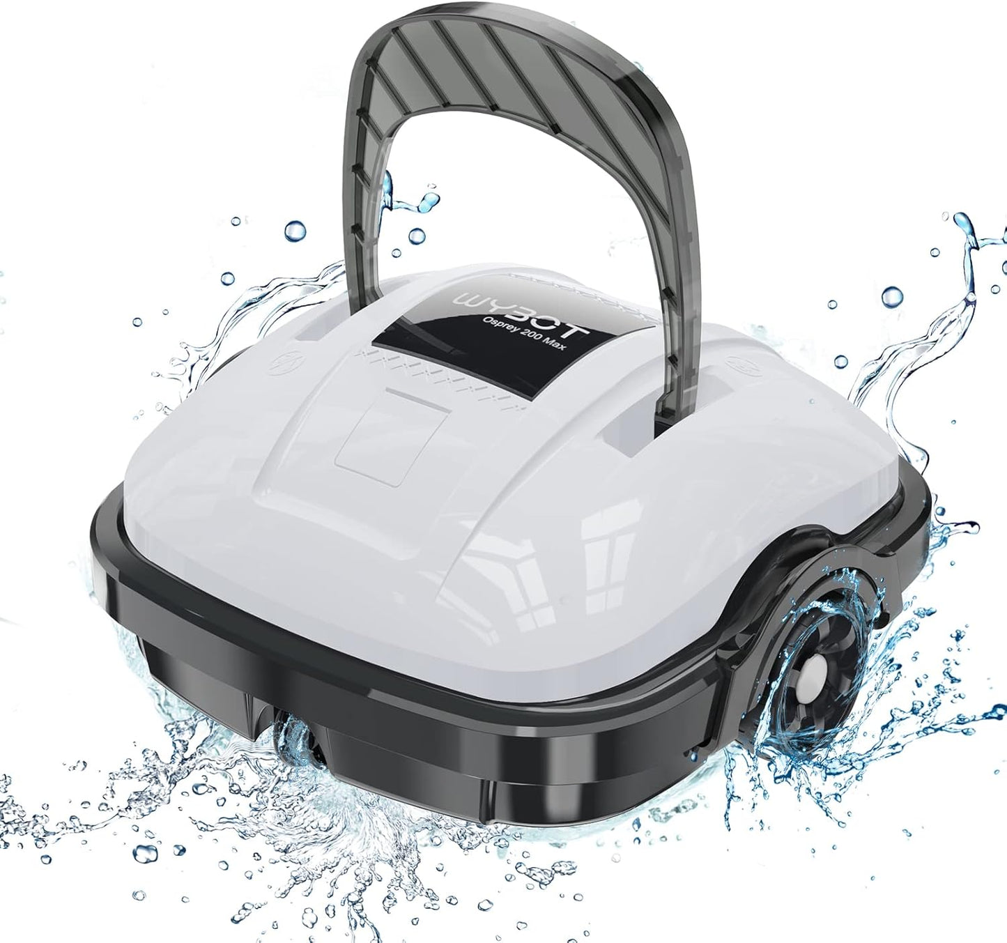 WYBOT Automatische zwembadreiniger, voor zwembaden op de grond en zwembaden met vlakke bodem, dubbele motor