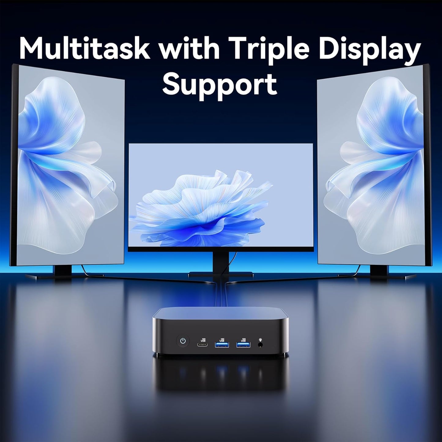 Intel NUC 14, voor ASUS NUC 14 NUC14MNK Essential Mini PC, CPU N97, 16 GB RAM, 512 GB SSD, Win 11 Pro, Wi-FI 6E, BT 5.3, professionele desktop voor onderwijs, TPE/KMO & Edge Computing