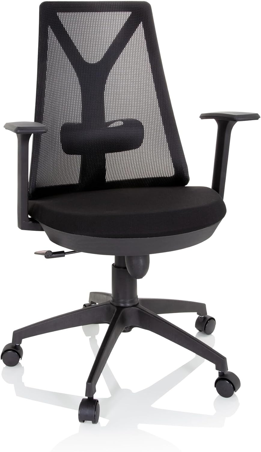 hjh OFFICE Thuisgebruik bureaustoel FALUN BASIC stof/netstof Zwart