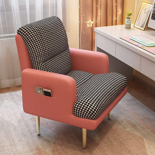 Armchair Chair,Small Sofa Balcony Folding Chair Armchair Chair Office Chair Household Bedroom Single Sofa Backrest Recliner Convenient Comfortable Computer Chair