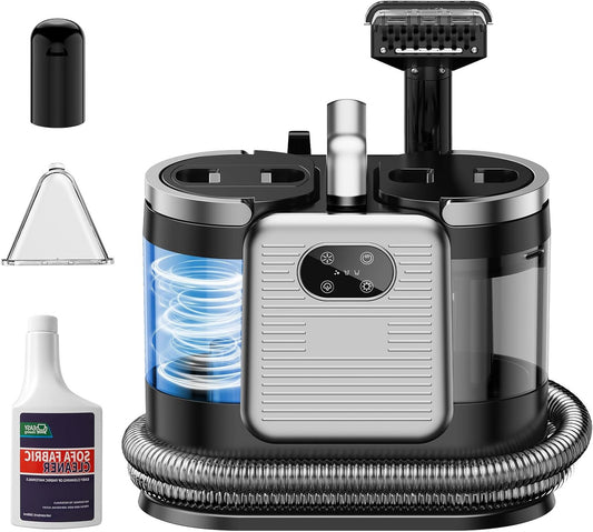 Waszuiger – Tapijtreiniger – Meubelreiniger – Natdroogzuiger – Autostoelreiniger – Vijf Reinigingsmodi – Krachtige Zuigkracht