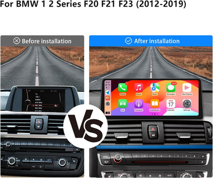 Ultra schmal 12,3 Zoll 1920 * 720 Android Auto für BMW 1/2/3/4 Serie F20 F30 NBT Carplay Auto Radio Multimedia Player Stereo Touchscreen Bluetooth (Linux NBT System)