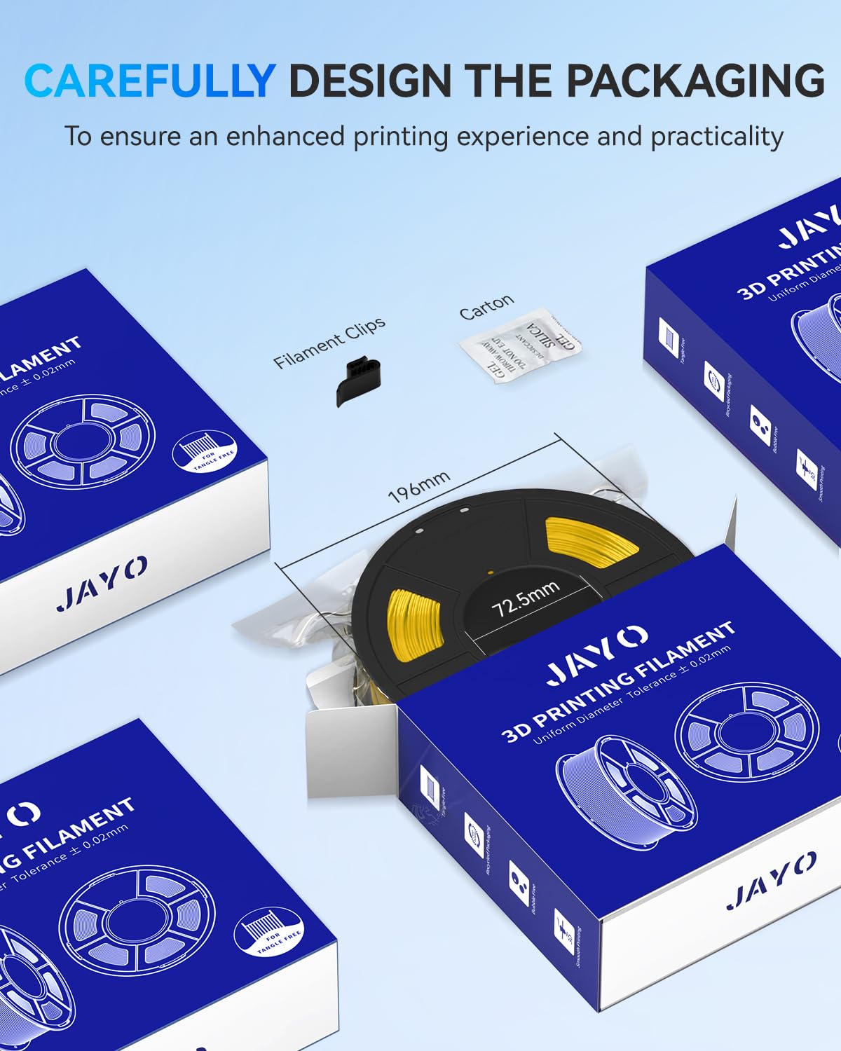 PLA filament – 3D printer filament – 3D printmateriaal – 3D filament – PLA+ filament – 1,75 mm diameter – 11 kg set – Sterke Taaiheid – Hoge Maatnauwkeurigheid +/- 0,02 mm