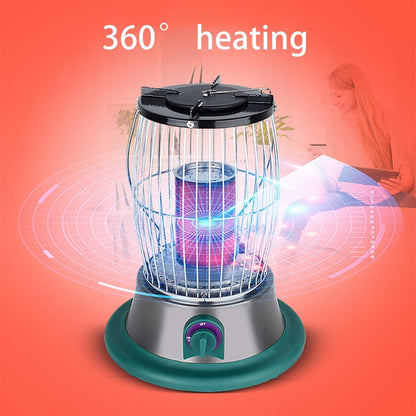 Draagbare Outdoor Visgaskachel – Gasverwarming – Terrasverwarmer – Buitenverwarmer – Campingkachel – Snelle Verwarming – 3,7 kW Vermogen – 360° Winddicht