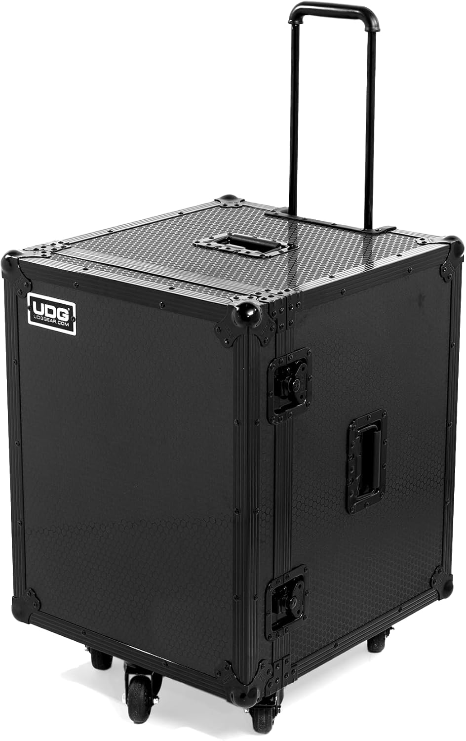 UDG FlightCase Kofferbak voor Set CDJ/MIXER Black Plus (Trolley & Wielen)