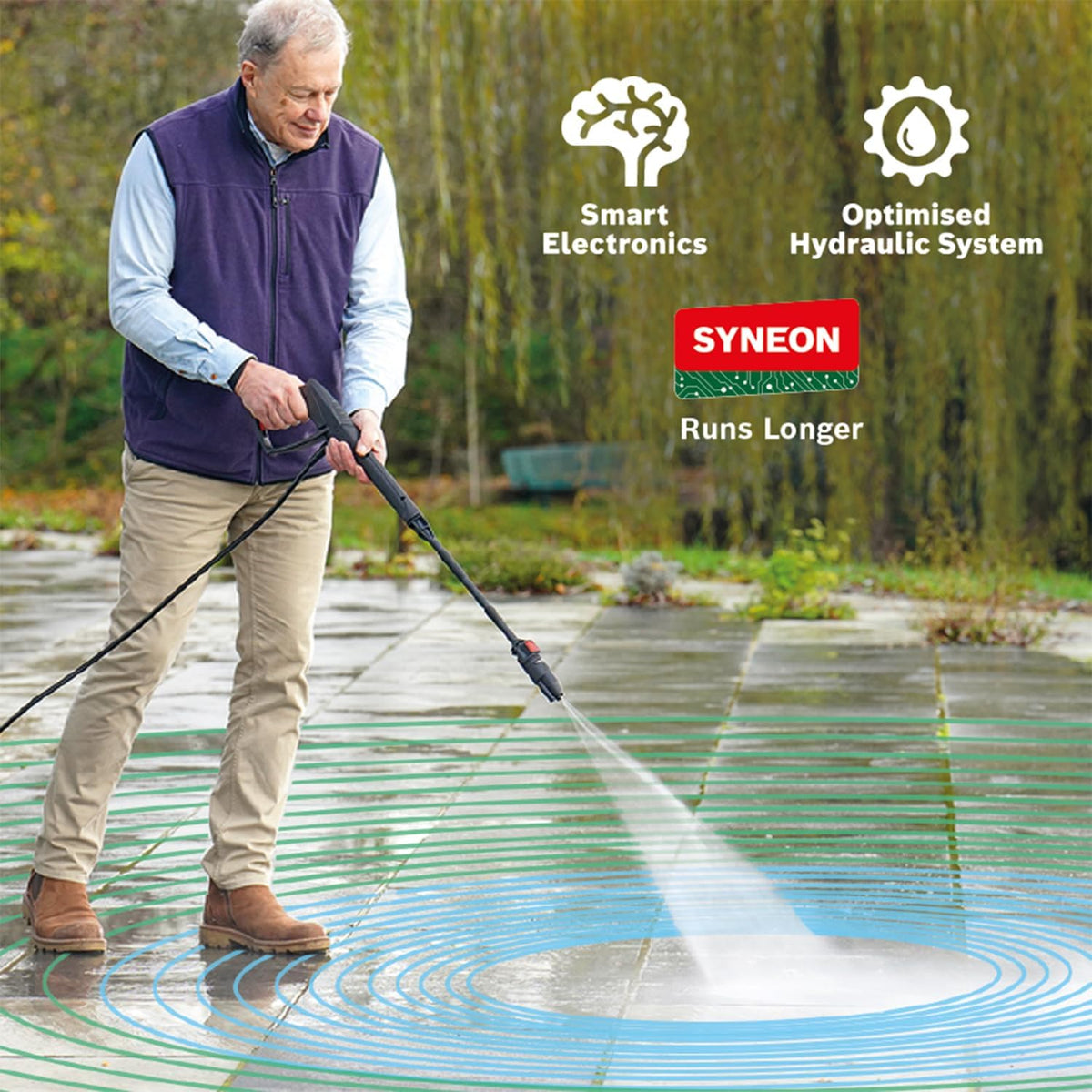 Bosch mobiele accuhogedrukreiniger UniversalAquatak 36V-100 (voor reiniging thuis of onderweg; 36 Volt System; max. 45 minuten looptijd; zonder accu)