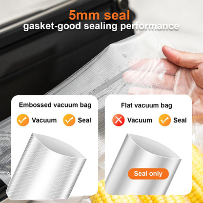 Wevac Vacuümmachine, zuigvermogen 16 liter/min, 30 cm lasnaad, regelbare vacuümsterkte, roestvrij staal, professionele vacuümmachine met vloeistofreservoir voor droge of vochtige levensmiddelen