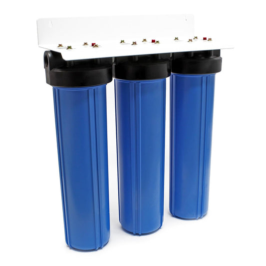 Naturewater NW-BRL03 3-traps filter 32,89mm (1") sedimentfilter actief koolblok koolgranulaat