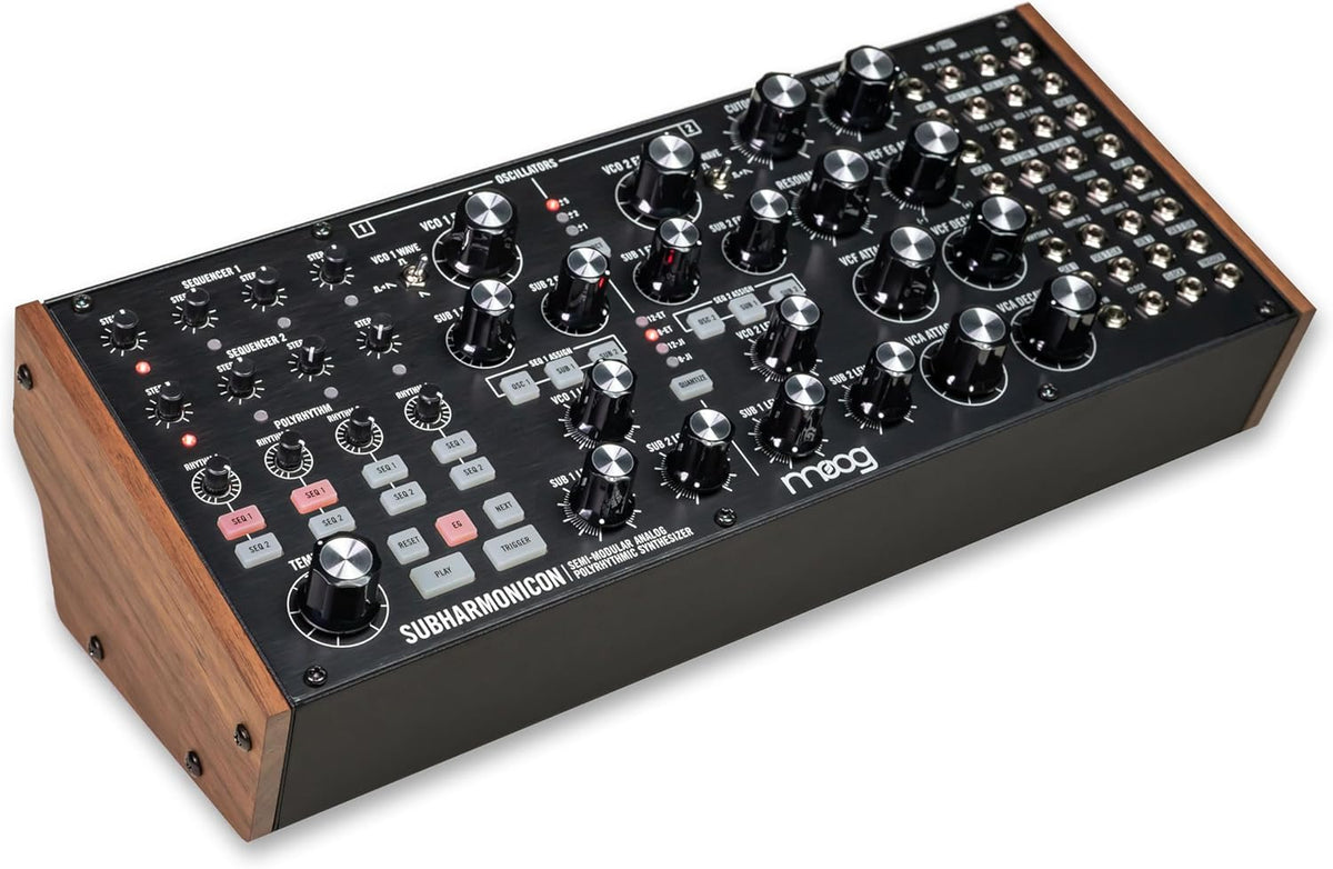 MOOG Subharmonicon Semi-Modulaire Analoge Polyritmische Synthesizer met Dual Sequencer, MIDI en Patch Bay