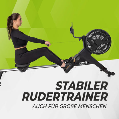VirtuFit Elite Air Magnetic Rowing Machine - Rowing Machine - Foldable - Rower - LCD Display - 16 positions - QUORE