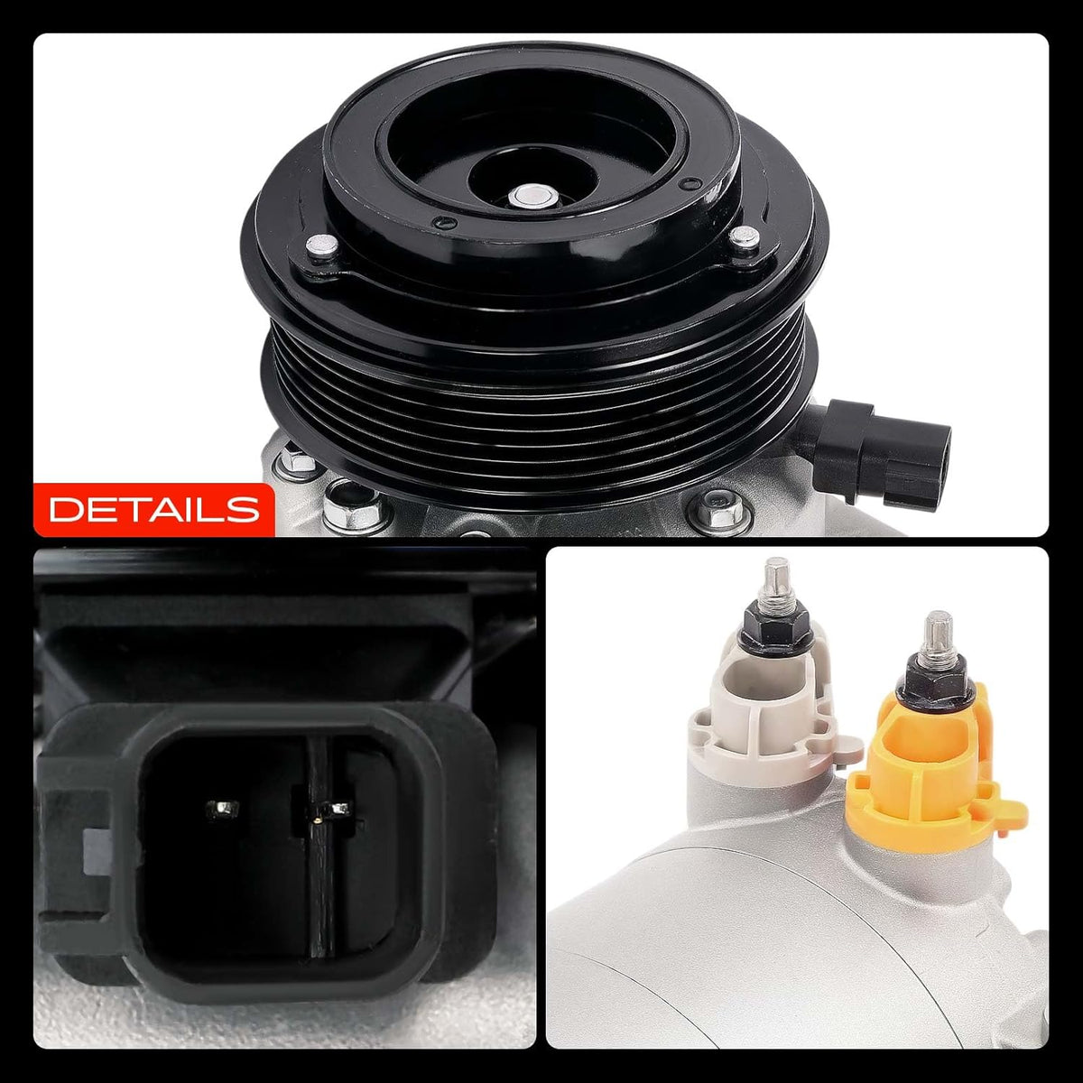 Frankberg aircocompressor compatibel met C-Max II DXA/CB7 DXA/CEU 1.6L 2016-Today Focus III 1.5L 1.6L 2011-Today Focus III Turnier 1.5L 1.6L 2011-Today Vervang# H1F119D629GA
