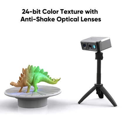 3D-scanner, 24-bits kleurencamera, optische lenzen met anti-shake functie, 0,01 mm nauwkeurigheid en 10 FPS scansnelheid, draagbare 3D-scanner voor 3D-printen, 3DMakerpro Seal Premium Kit