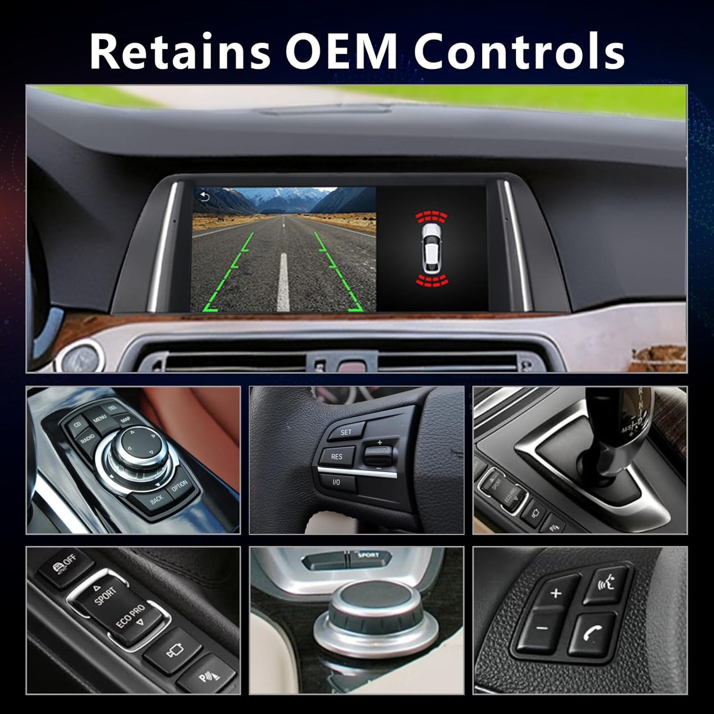 Autoradio – Multimedia Systeem – Navigatie Radio – Bluetooth Audio – CarPlay Android Auto – Razendsnel Opstarten – Behoudt Originele Besturing