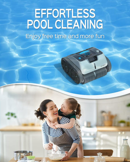 <font dir="auto" style="vertical-align: inherit;"><font dir="auto" style="vertical-align: inherit;">        Wybot Pool Robot, 110-minute battery life, fully automatic pool vacuum, pool vacuum with navigation and route planning, suitable for pools under 12