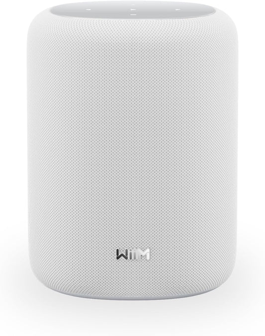 WiiM Sound Lite Smart Speaker, Hi-Res 24-bit/192 kHz, AI RoomFit™ Kamercorrectie, 100W Piekvermogen, Wi-Fi 6E/Bluetooth 5.3, Multiroom & Stereo Pairing, Wit