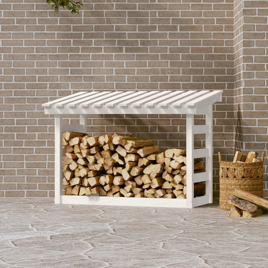 Tidyard Outdoor Wooden House Wooden Stand Wooden House Garden House for Wood Wooden House Solid Wood White Pine 108 x 64.5 x 78 cm - QUORE