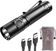 KLARUS G15 4200 lumen ultraheldere compacte oplaadbare LED-zaklamp, 5000 mAh batterij aangedreven EDC-zaklamp met lange looptijd en zijschakelaar