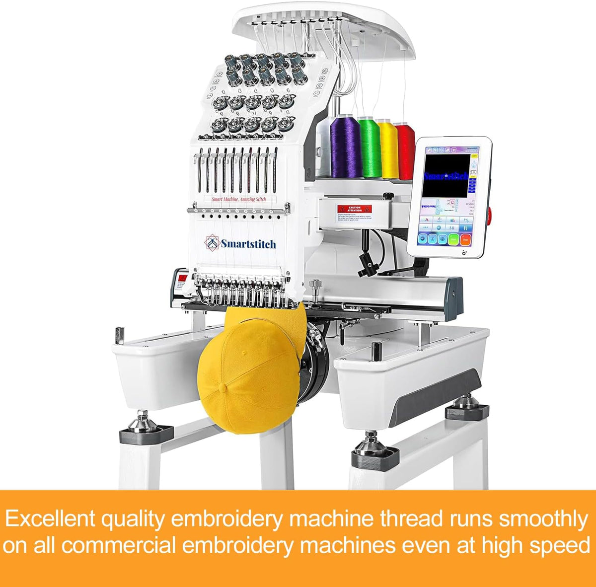 New brothread - Alle 60 Verschillende Kleuren 5000M Enorme Spoel Polyester Machine Borduurgaren voor commerciële en huishoudelijke borduurmachines